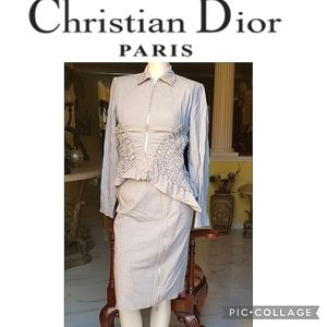 $6800 Rare Christian Dior Boutique  Paris Runway skirt suit